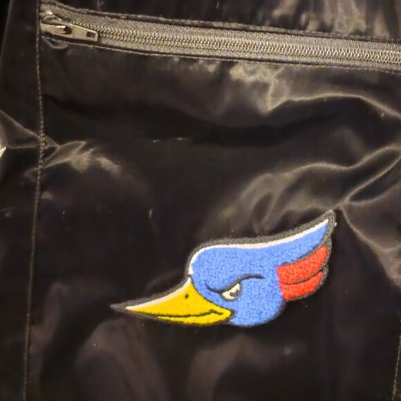 Woodpecker Woody Bomber Jacket- All Wet Black - Picture 7 of 8